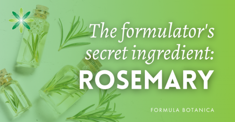 Rosemary: the formulator’s secret cosmetic ingredient