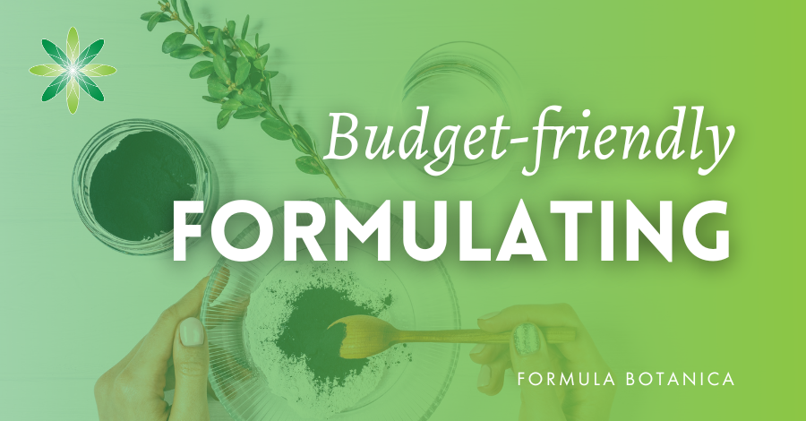 budget friendly cosmetic formulation