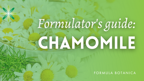 Formulator’s guide to chamomile: a tale of two herbs