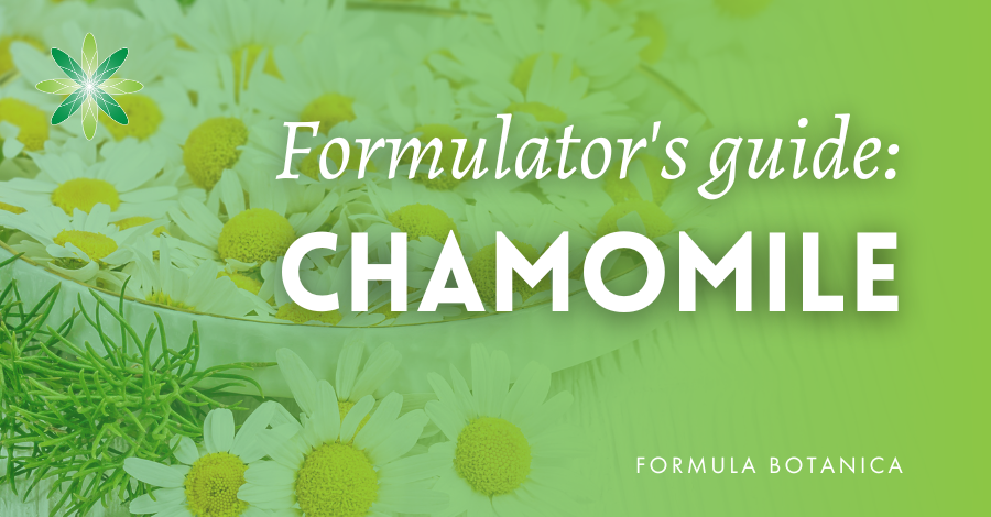 formulator's guide to chamomile