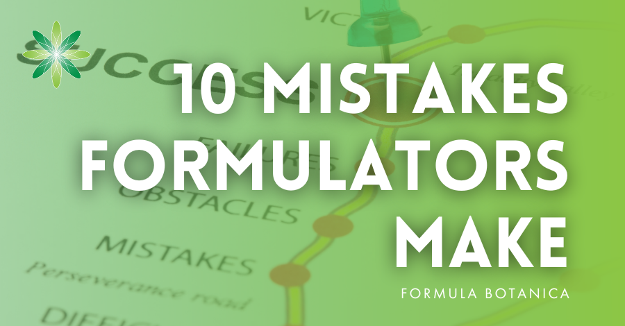 10 mistakes formulators make and how to avoid them