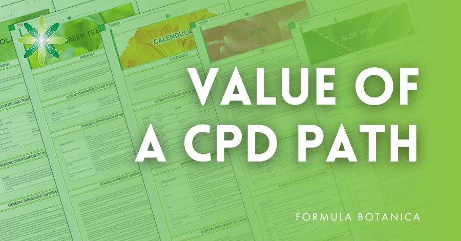  value of CPD in natural cosmetic formulation