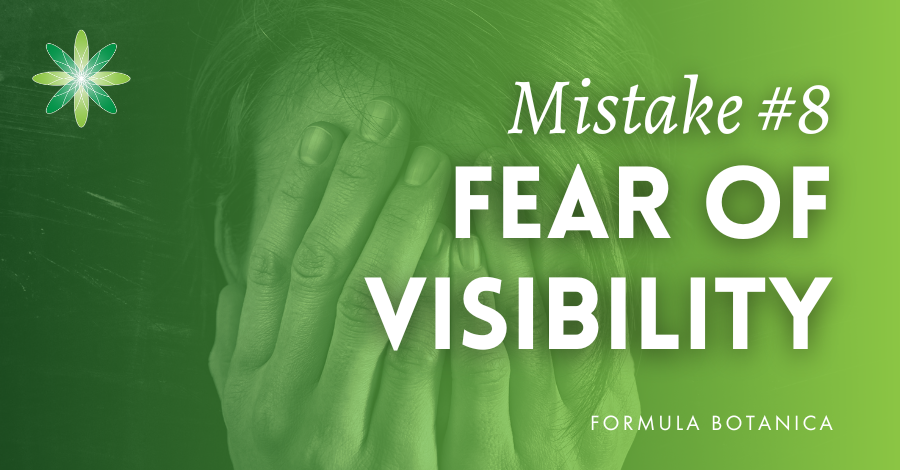  fear of being visible as a founder
