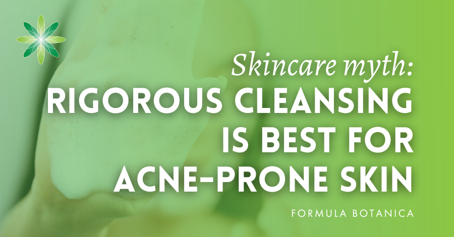 cleansing acne prone skin