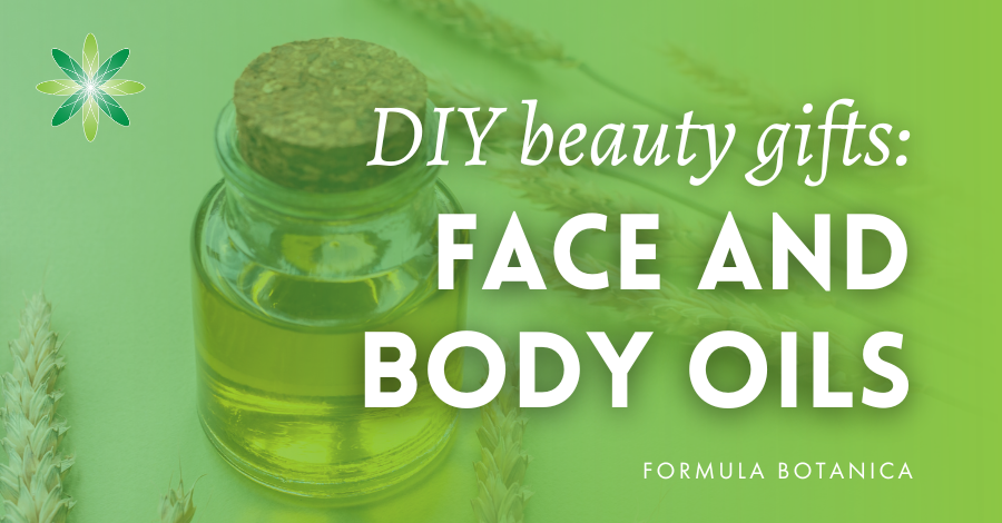 Easy DIY beauty gifts face and body oils