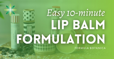 Easy 10-minute lip balm formulation