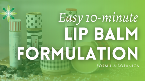 Easy 10-minute lip balm formulation