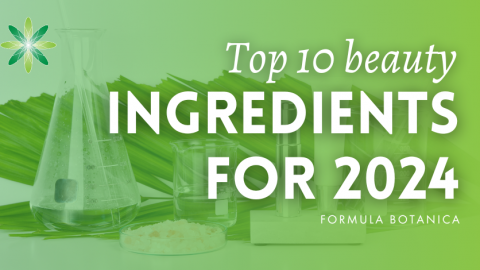 Beauty news: your exclusive to the top 10 ingredients for 2024