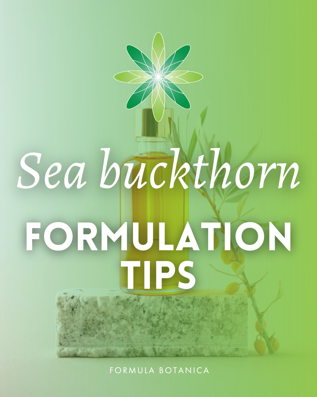 formulating with sea buckthorn