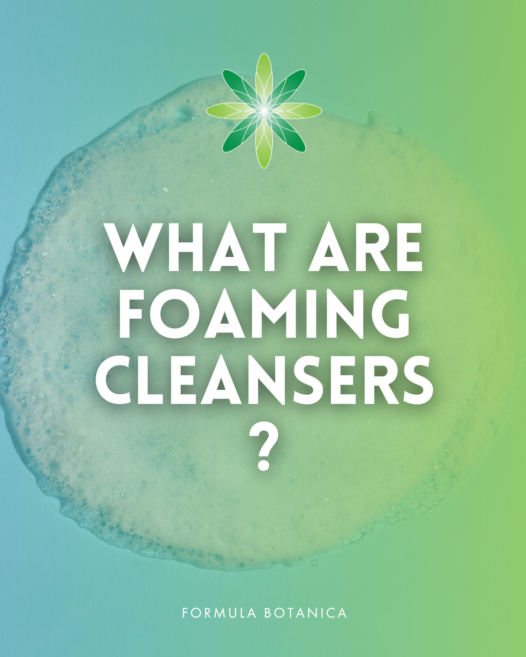 How to make a purifying foaming cleanser