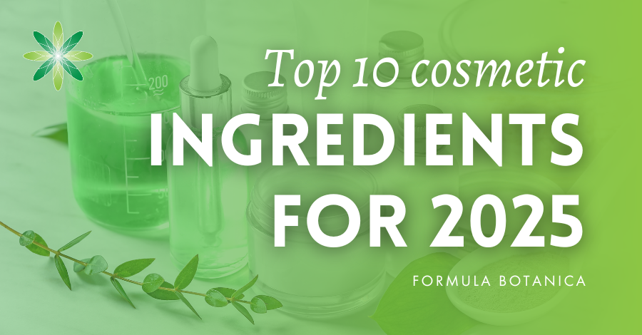 Top 10 cosmetic ingredients for 2025: Your exclusive guide