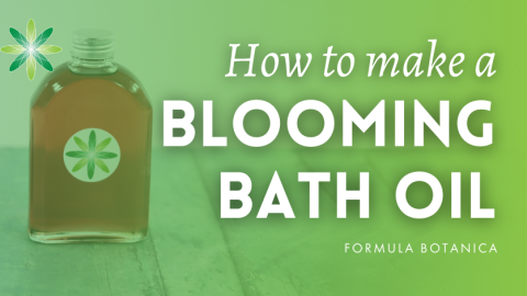 How to make a blooming bath oil (no experience needed)