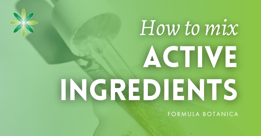 Learn all about formulating with high-performance actives in your natural cosmetic formulations, including the do's and don't of mixing them.