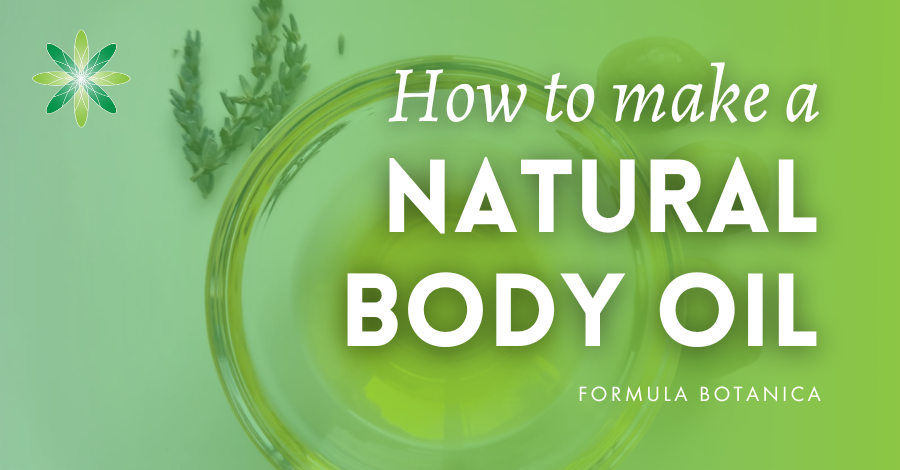 How to make a body oil using natural silicone alternatives