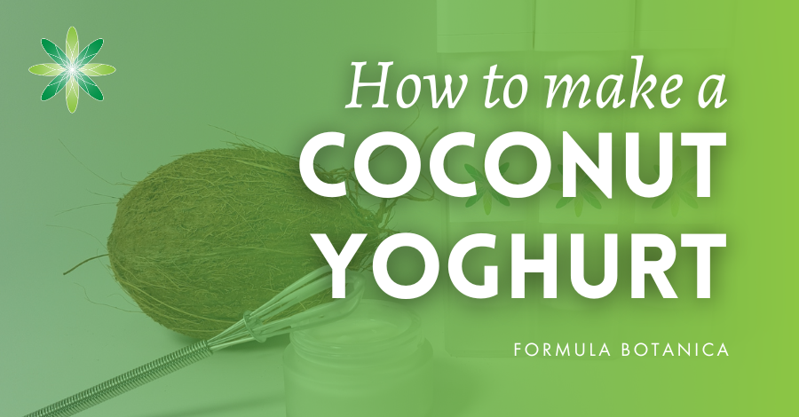 How to make a coconut & berry summer body yoghurt