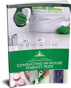 Formula Botanica Advanced Diploma in Organic Cosmetic Science - Cosmetic science course