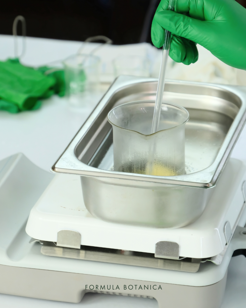 How to make a multipurpose cocoa & green tea balm stick