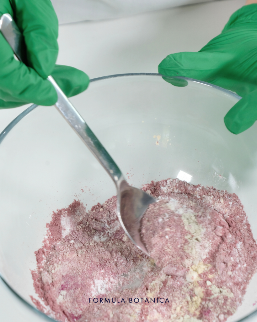 How to make a dragon fruit powder-to-foam cleanser